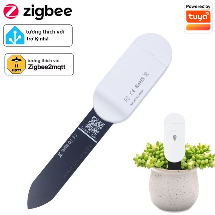 Cảm Biến Độ Ẩm Đất Thông Minh Tuya Zigbee, Thiết Bị Đo Nhiệt Độ Độ Ẩm ...