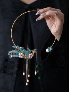 Phượng Hoàng Chủ Đề Mới Phong Cách Trung Hoa Vòng Cổ Ngọc Trai Tự Nhiên Ngọc Trai Nước Ngọt Xương Đòn Dây Chuyền Phụ Kiện Cho Phong Cách Trung Hoa Cổ Đại Đuôi Ngựa Váy