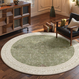 XIANGSU | Vintage Style Easy-Care Round Carpet
