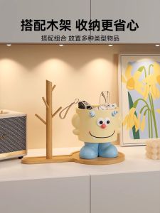 กล่องเก็บของตั้งโต๊ะสต็อคสัตว์ประหลาดการ์ตูน ตกแต่งบ้าน ห้องนั่งเล่น ประตูหน้าบ้าน กล่องเก็บของ กล่องเก็บของแบบเคลื่อนที่ กล่องเก็บของแบบไม่มีฝา