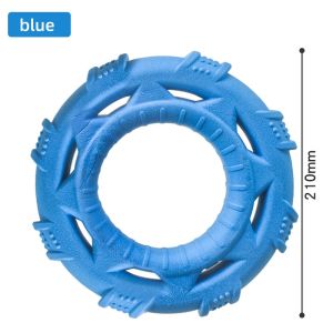 TPR Flying Disc Pull Ring Dog Toy Lightweight Soft Bite Resistant Outdoor Interactive Teeth Cleaning For Large Breed Dog Fetch