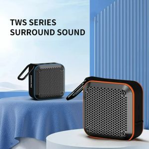 Outdoor Waterproof Mini Subwoofer HIFI Stereo Bluetooth Speaker High Sound Quality Protable Boomboxs For TWS AUX TF Card Play