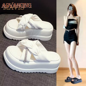 Dép đế xuồng nữ đế dày mềm Mùa Hè 5cm dép mặc ngoài Mới Dép thường ngày