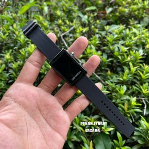 Jam Tangan Digital Wanita Mini Series Terbaru Water Resistance | Strap Silicon Lembut Warna Hitam Merah Putih Pink BIRU Abu Abu COKLAT Free Batrai Cadangan JAM Tangan Wanita Led Watch Look Realpic | Murah | COD | Jam Tangan SPort Cewek Persegi
