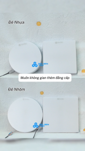 (Rạng Đông) Đèn LED ốp nổi trần tròn vuông LN12N 12W 18W 24W - LN12 15W 24W 30W Sáng trắng Đổi màu