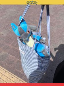 Pokemon Yusan Jialiou Road Q Version Stuffed Toys Lucario Lucario Stuffed Doll Doll Puppet