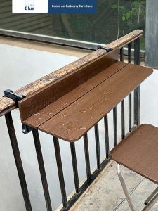 Modern Minimalist Hanging Bar Table Balcony Fence Table Foldable Home Use Simple Bar Counter Top Quality Luxury Style Furniture