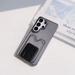 Ví Đựng Thẻ Sang Trọng Đính Kim Tuyến Dành Cho Samsung Galaxy S26/S25/S24/S23/Plus/Ultra Có Khe Đựng Ảnh Kèm Túi Đựng Và Giá Đỡ