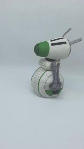 Hasbro | Star Wars Film D-O Robot Bump Sound Actived Spins Speeds Around Electric Action Plush Stuffed Toy Christmas Gifts