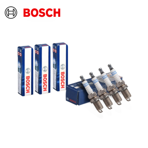 Bosch | 4pcs Bosch Standard Spark Plugs FR7DC+ for Kia Rio Sephia SpectraAudi A4A6Skoda FabiaToyota Corolla Yaris RAV4【OE:9091901149】