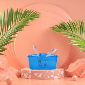 Colorful Thick Hanging Mini Basket Organizer Storage with Sticker Different Color Min i Storage Organizer