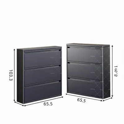 DIBIOU | Flip Slanted Thin Dust-proof Narrow Storage Shoe Cabinet