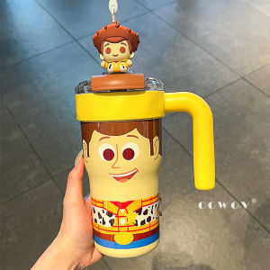 Giant Insulated Tumbler with Straw High Aesthetics Birthday Gift