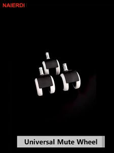 5PCS Heavy duty roda kursi kantor Roda kursi kerja 5 buah Roda kursi gaming Roda kursi bulat Roda pengganti kursi Nylon Office Chair Roller Replacement Set of 5 Office Chair Caster