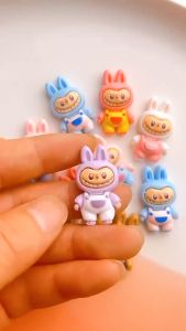 🎉[2025 LABUBU NEW] [Msia Stock]🎉Cute Labubu Resin DIY 3D Sticker Water Bottle Tumbler Cute Accessories Notebook Sticker 贴纸