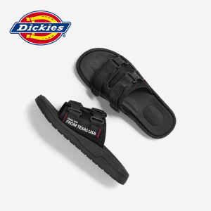 รองเท้าแตะผู้ชาย Dickies สำหรับฤดูหนาวแบบสวมใส่กลางแจ้ง กันลื่น รองเท้าแตะกันลื่น ส้นแบน ทนทานต่อการสึกหรอ รองเท้าแตะแบบสวมสบายสำหรับผู้ชาย