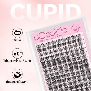 UCoolMe Lashes กามเทพ 126 ชิ้นกว้าง Span Clusters C Curl Wispy เริ่มต้นที่เป็นมิตรขนตาปลอม Extension ที่มีประสิทธิภาพเครื่องมือเครื่องสําอาง
