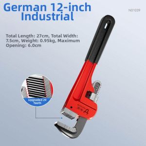 Versatile Pipe Wrench Plumbing Tool Industrial Grade Small Pipe Clamp