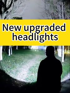Headlamps Rechargeable HeadLight Flashlight Waterproof Headlight for Head LED Super Bright Head Light Flashlights Heavy Duty Japan Outdoor Long Battery Life and Phone Charging Long Range Multipurpose Suitable for Outdoor Work Camping Fishing and Hiking