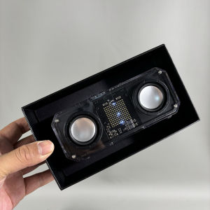 Tws Series Bluetooth Speaker with Equalizer Graffiti Text Robot Punk Style Wireless Sound System High Quality Audio Output