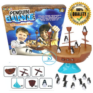Mainan Piinguin Balance Boat Pirates - Mainan Peenguin Balance YG17 - Board Game