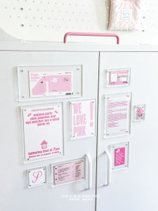 Khung Ảnh Acrylic Magnets Móc Tủ Lạnh 2 Inch 3 Inch Giấy Chụp Ngay Vé Biểu Diễn Nhãn Dính Quần Áo Phụ Kiện