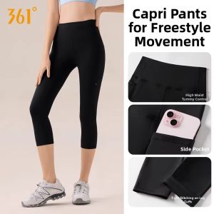 361° | Slim Fit Shaping High Waist Cycling Shorts 3/4 Length