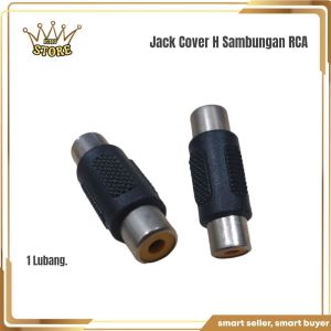 Jack Jek Sambungan H 1 2 3 lubang / Jek Sambungan RCA Plastik