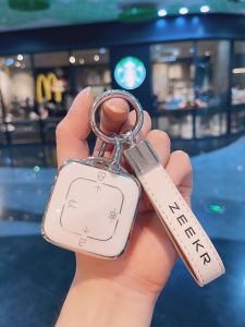 เคสกุญแจรถยนต์ ZEEKR 001 พร้อมช่องใส่บัตรแบบลำลองสำหรับผู้ชายและผู้หญิง ซิปปิดแบบแมทเทิ้ล วัสดุ TPU