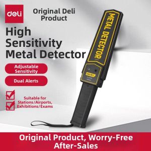 De Li High Sensitivity Handheld Metal Detector Adjustable Sensitivity Dual Alerts Mobile Phone Detection Portable Lightweight for Stations Airports Exhibitions Exams Outdoor Use