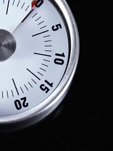 Kitchen Countdown Timer Mechanical Stainless Steel Magnetic 60 Minutes Alarm Cooking Use Easy