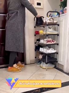 IDEAL ปรับขนาดได้ ชั้นวางรองเท้า อเนกประสงค์ ชั้นวางรองเท้าสแตนเลส แบบ มีให้เลือกหลายขนาดตั้งแต่ โครงสร้างแข็งแรง ประกอบง่าย shoe rack