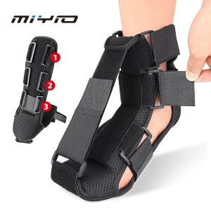 MIYIO 1PCS Plantar Fasciitis Night Splint Adjustable Sponge Padding Ankle Arch Support Stretch Boot Tendonitis Relief Foot Drop Brace