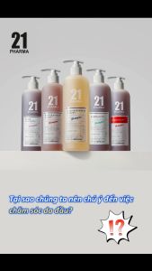 [HỎA TỐC] Dầu Gội Xả Nhật Bản PHARMA 21 600ml Giảm Bết Mềm Mượt Phục Hồi Tóc | Hàng Chính Hãng
