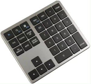 2.4G wireless USb+ Bluetooth แป้นพิมพ์ตัวเลขดิจิตอลไร้สาย 35 ปุ่ม นา พกพา าหรับคอมพิวเตอร์แล็ปท็อปท่องเที่ยว (รุ่นใหม่ตัวไหญ่)