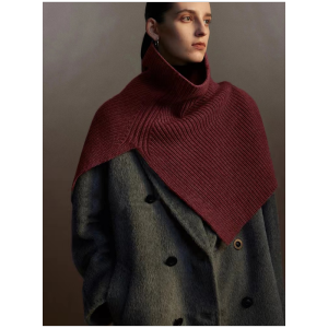 HUOLISI | Slim High Collar Warmth For Women Knitted Scarf