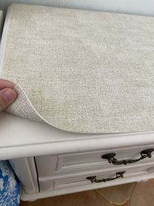 Linen Cloth Pattern Waterproof Leather Table Mat Bedside Table Coffee Table TV Cabinet Dining Table Dustproof Tablecloth Disposable Display Customization