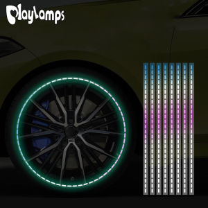 Car Self-adhesive Moulding Trim Car Interior Exterior Reflective Decoration Line DIY Night Driving Safety Luminous Strip