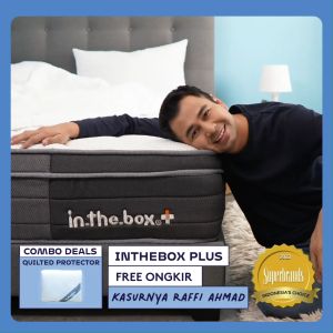Bundle Kasur Springbed INTHEBOX PLUS & MP Quilted - Gratis Bantal !!