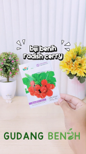 [EKONOMIS] Benih Lobak Ceri / Bibit Sayur Cherry Radish Isi 100 Benih / Panen dalam 1 Bulan