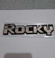 Emblem logo rocky model kecil. 