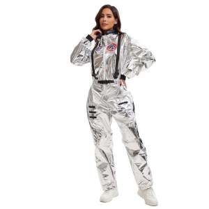 New Halloween Cosplay Astronaut Costume Spaceman Jumpsuit Space Suit Holiday Party Role Dress