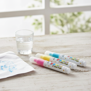Reusable Magic Water Pen Toy Water Drawing Book No-Mess Drawing Coloring Refillable Water Pen Magic Water Paintbrush Toy 1/2/3/4