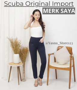 LCy- Celana Panjang Wanita Dewasa/Celana Saya Impot Jumbo/Celana Wanita Merk Saya