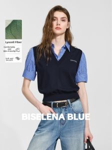 BEIQIANI | Miu Style Two-piece College Fashion Knit Top