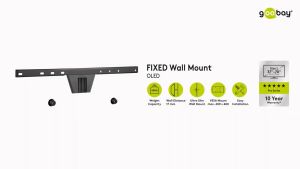 Goobay WH FIX OLED SLIM TV Wall Mount 49949