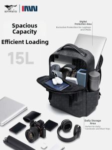 SEPTWOLVES | Business Large Capacity Travel Mens Backpack Portable Computer Bag