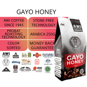Kopi Gayo Black Honey 250g | Arabica | Roasted | Coffee Beans | Aceh Organic | Specialty | Organik | Manual Brew | Espresso | Coldbrew