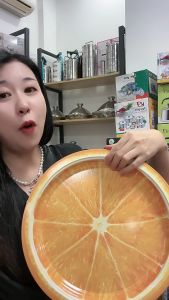 BW-C1235 Piring Buah Nampan Saji Bentuk Buah Tahan Karat Serbaguna / Wadah Piring Saji Fruit Plate