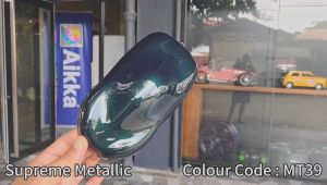 AIKKA MT39 Dark Green | Supreme Pearlized Metallic | 2K Car Paint Motor Body Aerosol Spray Bottle Cat Bancuh Kereta DIY